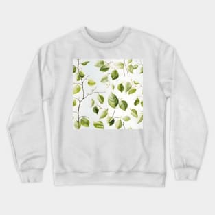 Green Leaves Pattern 5 Crewneck Sweatshirt